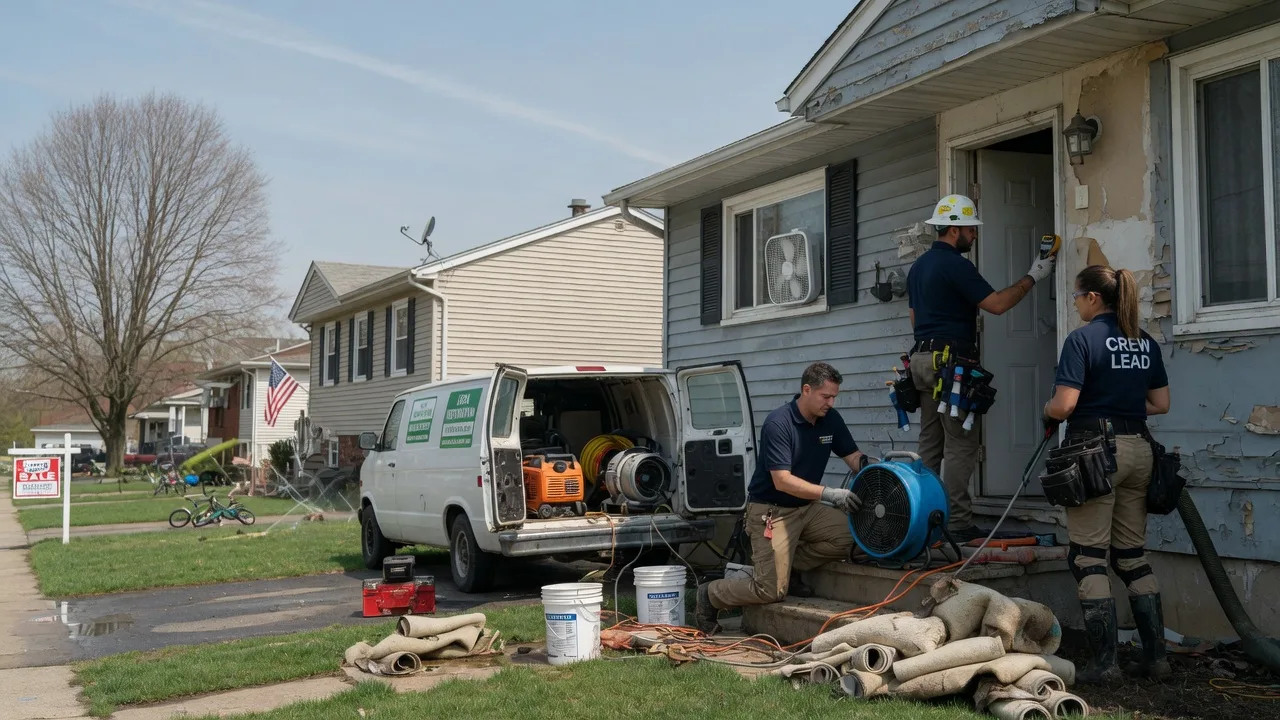 Flood Cleanup in Ortonville, MI near me